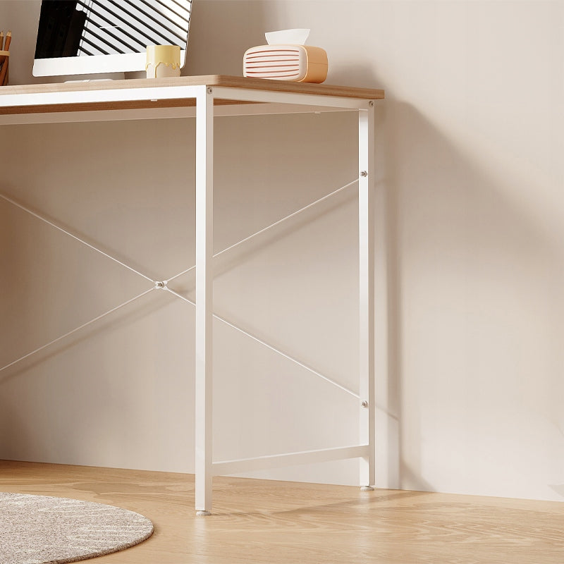 YOUTH DESK WITH BOOKCASE COMPUTER SHELVES LIGHT BROWN MODERN LOFT Manufacturer code BIURKO MŁODZIEŻOWE Z REGAŁEM KOMPUTEROWE