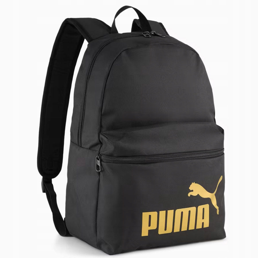 YOUTH SCHOOL BACKPACK BLACK GOLD FOR BOY SCHOOL 1-3 4-8 PUMA 22L Packaging status original