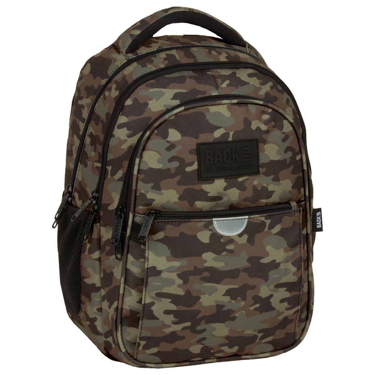 YOUTH SCHOOL BACKPACK FOR BOY BACKUP CAMO CLASS 1-3 24 LITERS Packaging status original