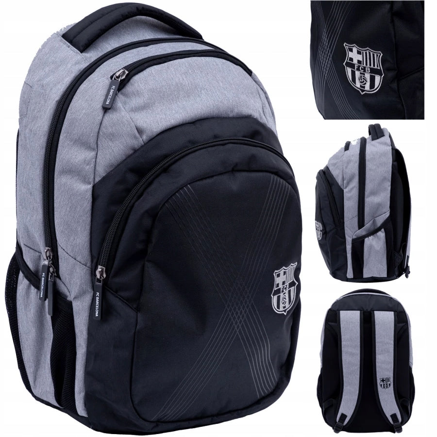 YOUTH SCHOOL BACKPACK FOR BOY MULTI-CHAMBER FC BARCELONA LARGE