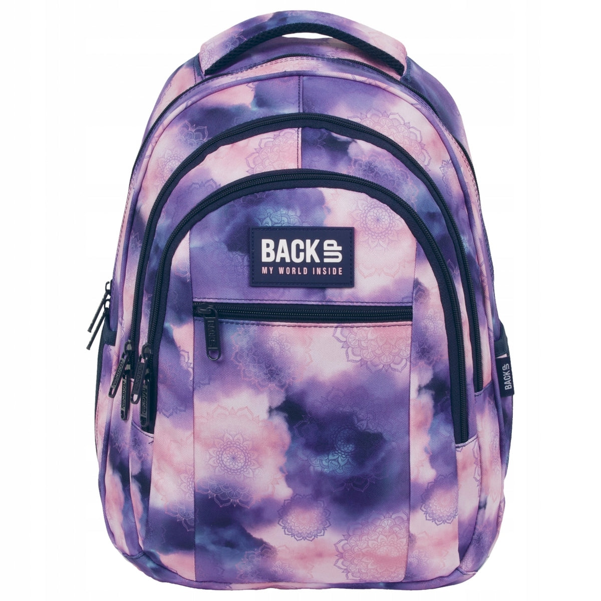 YOUTH SCHOOL BACKPACK FOR GIRL BACKUP FLOWERS MANDALAS FROM 4TH GRADE Packaging status original