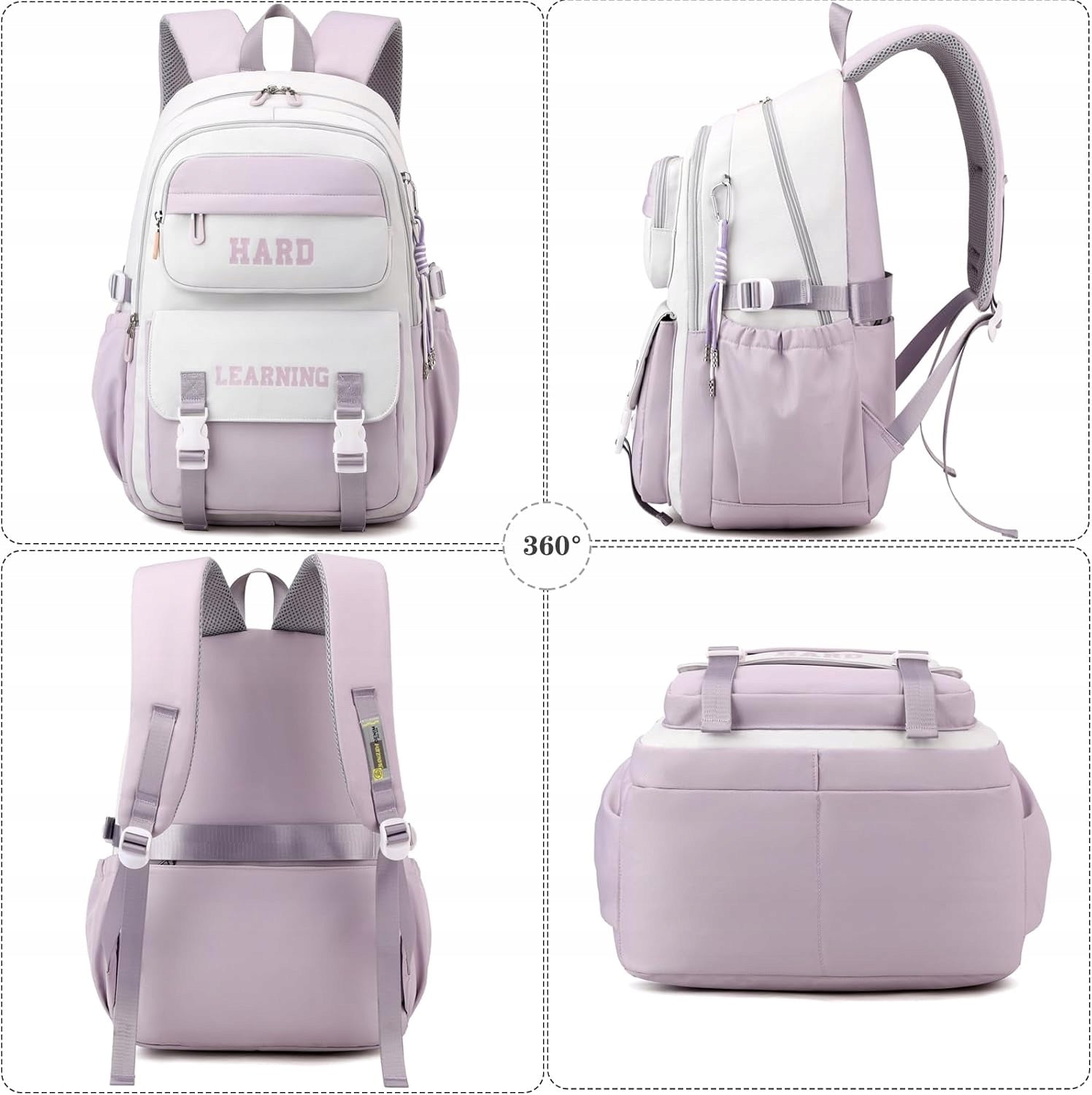 YOUTH SCHOOL BACKPACK FOR LAPTOP 15,6" WATERPROOF LIGHTWEIGHT Packaging status original