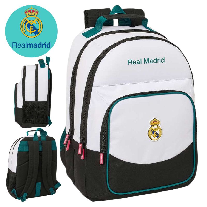 YOUTH SCHOOL BACKPACK FOR SCHOOL CHILDREN SPORTS REAL MADRID