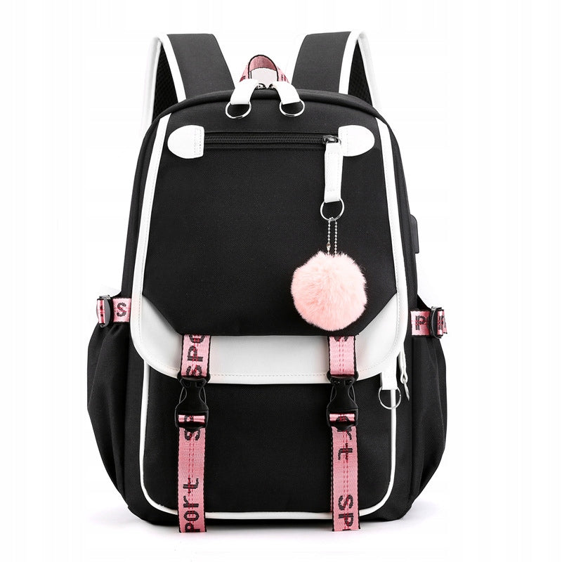 YOUTH SCHOOL BACKPACK FOR SCHOOL USB PADLOCK EAN (GTIN) 0061116518384