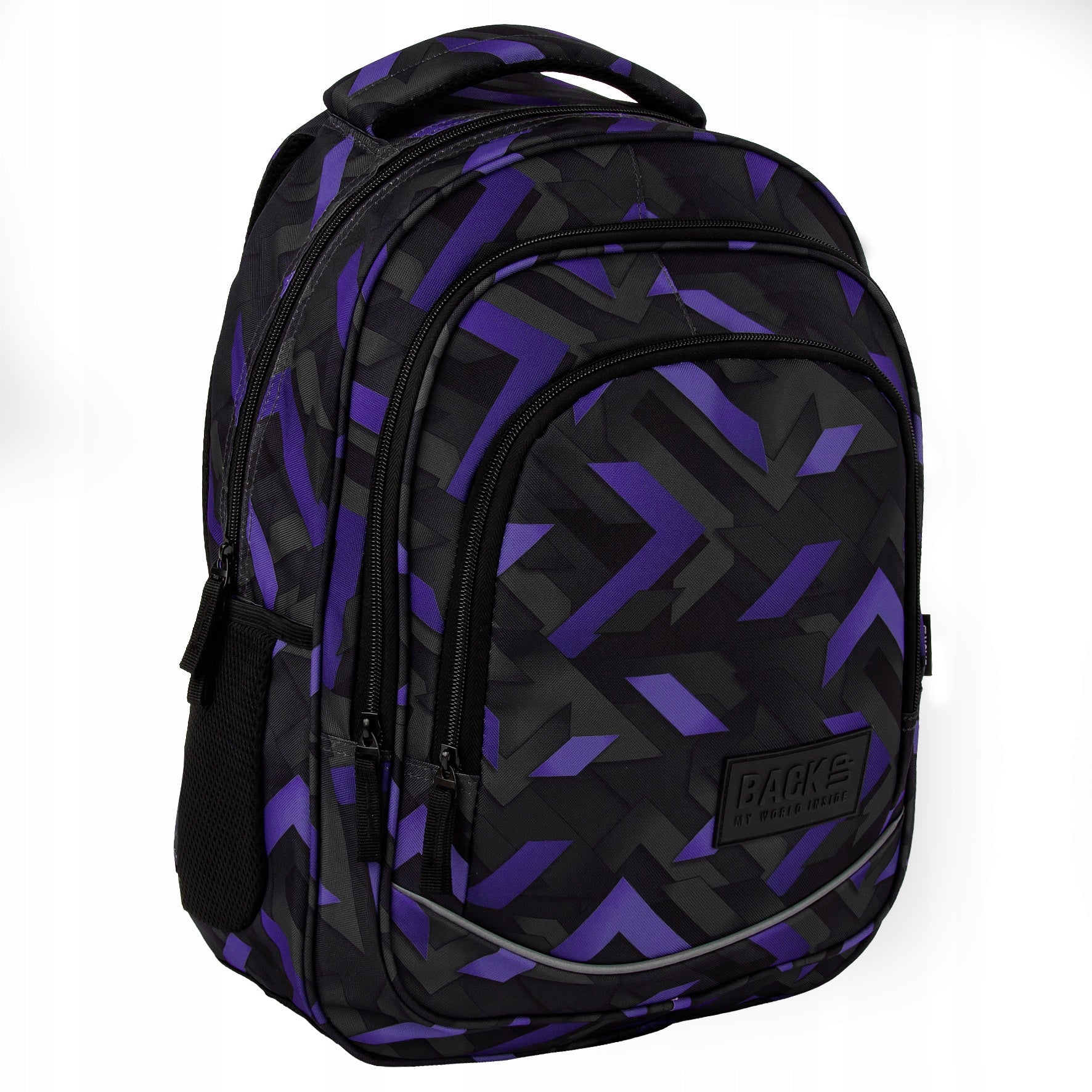 YOUTH SCHOOL BACKPACK MULTI-CHAMBER BACKUP 26L X47 NANOSTRIPES
