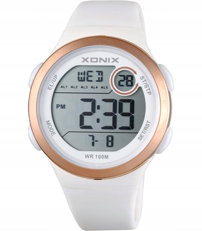 YOUTH WOMEN'S WATCH XONIX DAO MULTIFUNCTIONAL WHITE Waterproof