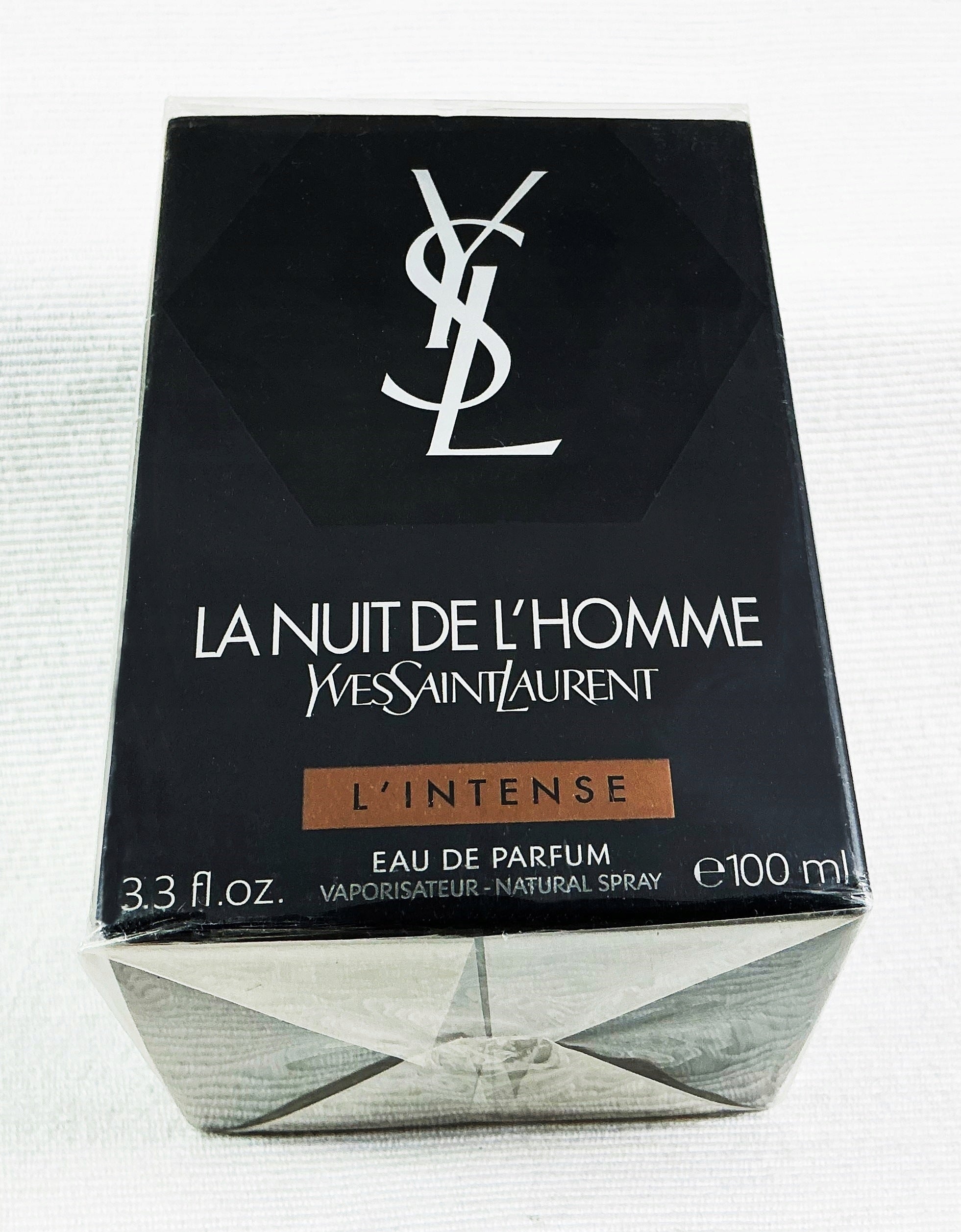 YSL YVES SAINT LAURENT LA NUIT DE L'HOMME L'INTENSE 100 ML EAU DE PARFUM Packaging status original