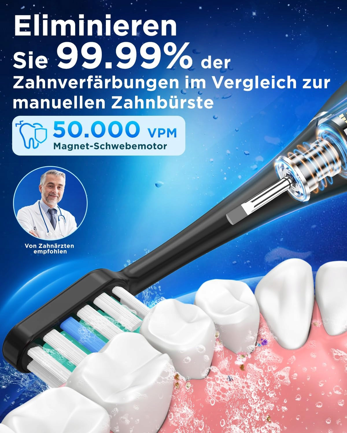 YTEATH Adult Sonic Toothbrush 120 Days 8 Heads 5 Modes Brand no brand
