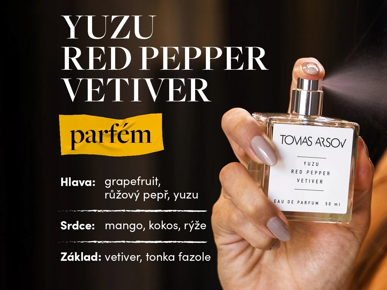 YUZU RED PEPPER VETIVER Perfume sample Brand Tomas Arsov