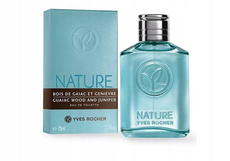 YVES ROCHER - woda toaletowa NATURE Drzewo Gwajkowe & Jałowiec 75ml.