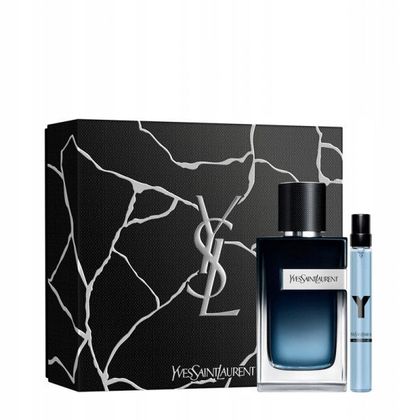 YVES SAINT LAURENT Y - EAU DE PARFUM 100 ML + EAU DE PARFUM 10 ML Packaging status original