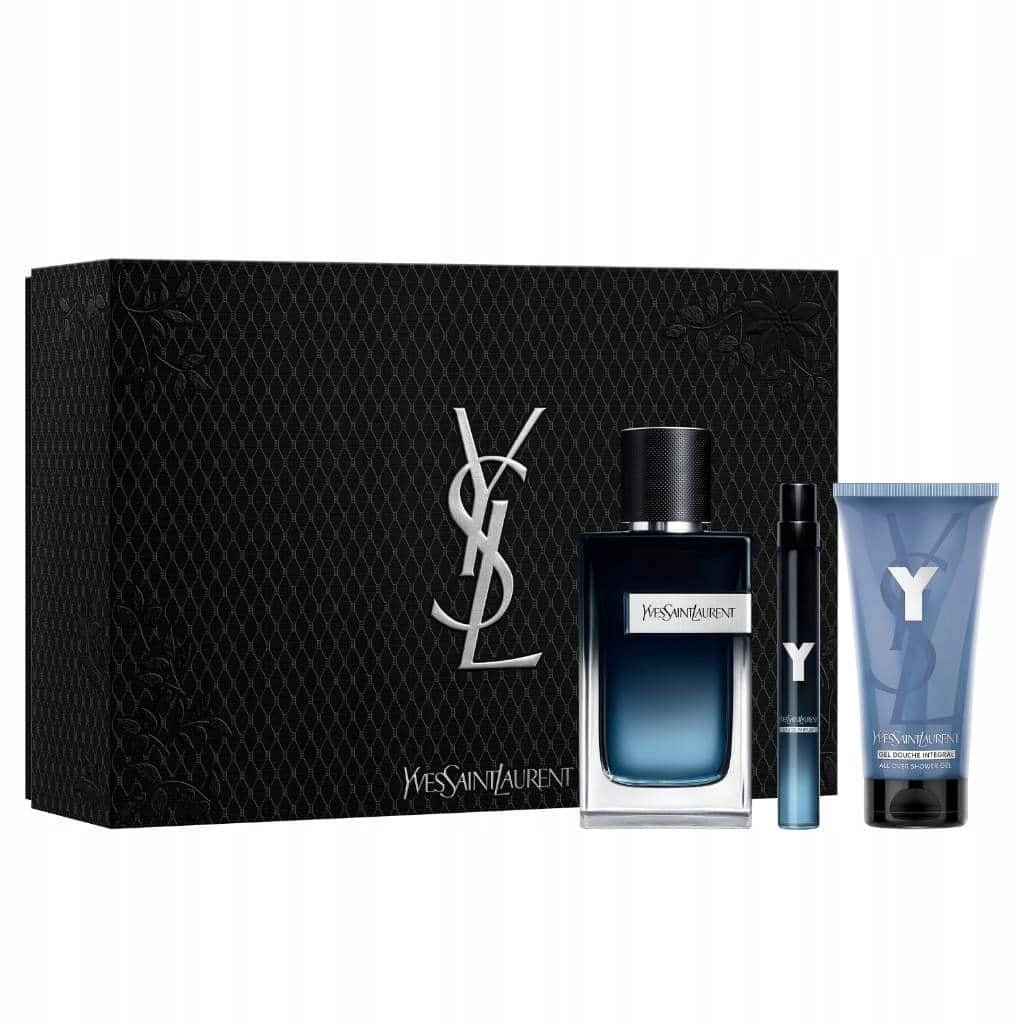 YVES SAINT LAURENT Y EDP 100ml SPRAY + EDP 10ml SPRAY + GEL 50ml