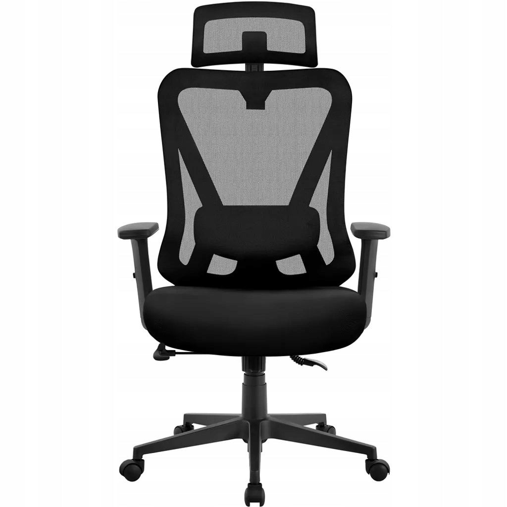 Yaheetech Ergonomic office chair Swivel chair black 614285