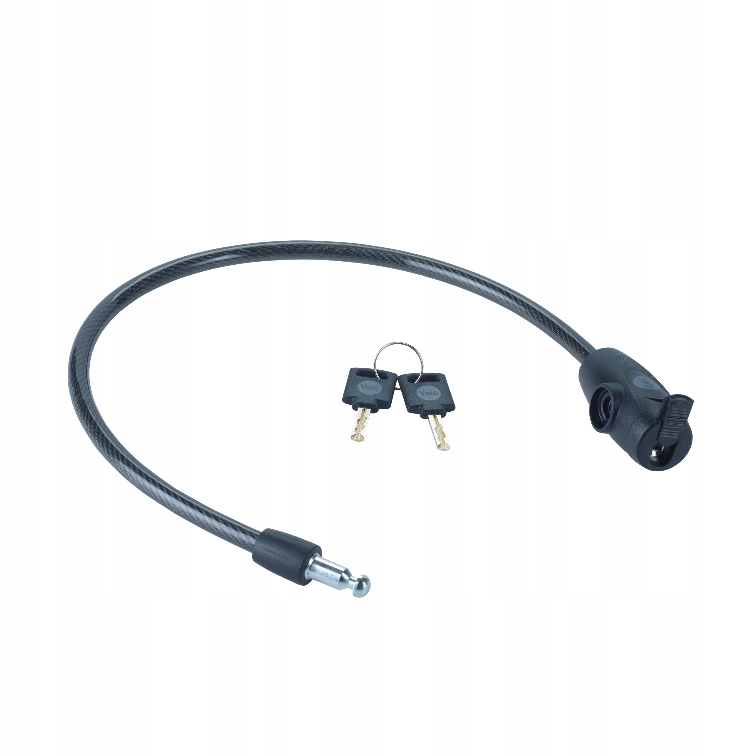 Yale YCK0/10/60/2 bicycle clasp with key, 10 mm steel cable Brand Yale
