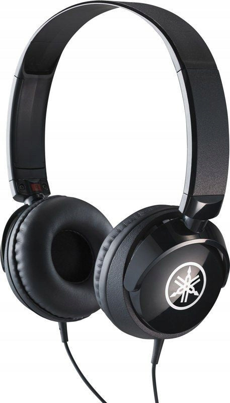 Yamaha HPH 50B On-Ear Headphones Closed for Piano Studio Black