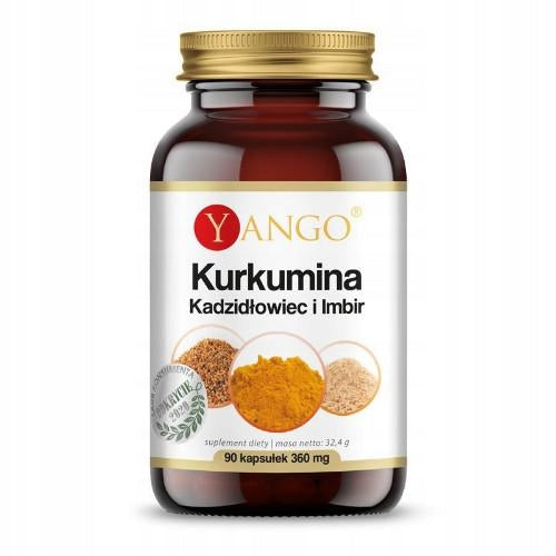 Yango Curcumin BOSWELLIA and Ginger 90 capsules for HEALTHY JOINTS AND INFLAMMATORY CONDITIONS