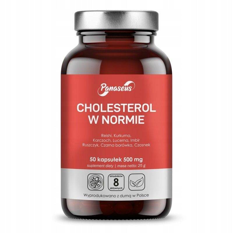 Yango Panaseus CHOLESTEROL NORMAL Artichoke Turmeric Lucerne Ginger 50caps