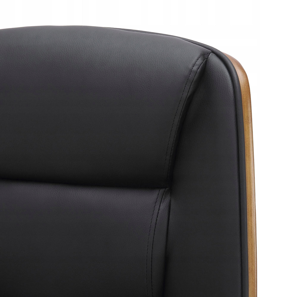 Yankton Office Chair, Walnut/Black Brand CLP