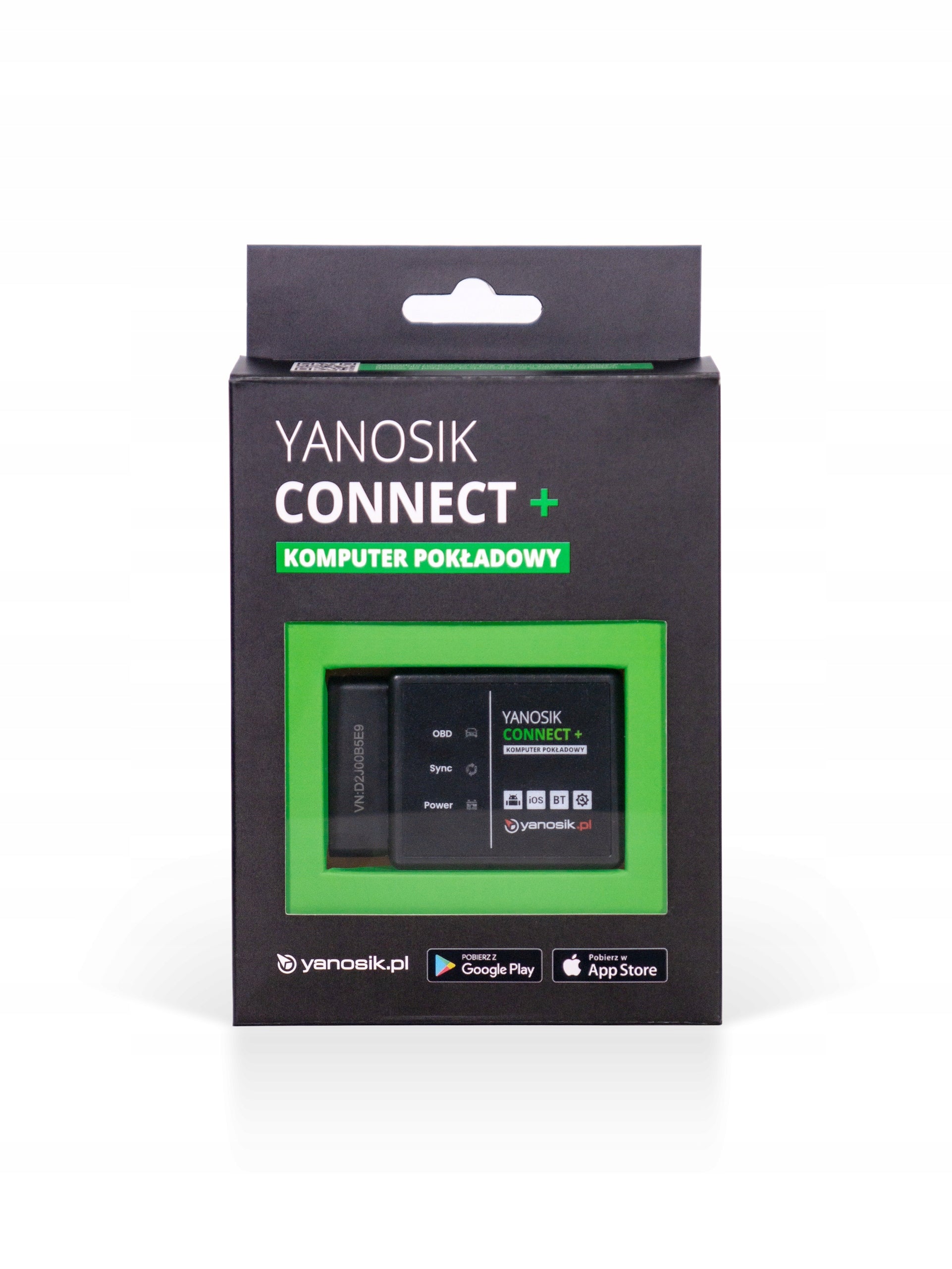 Yanosik Connect+ iOS and Android onboard computer