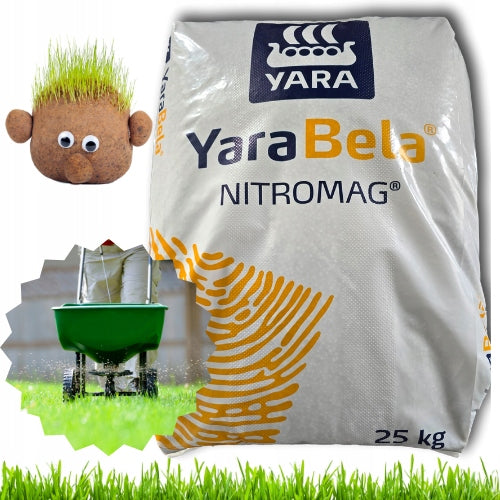 Yara Nitromag lawn grass fertilizer 25kg FAST GROWTH start N MAX