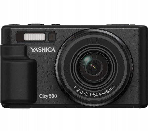 Yashica City 200 Digital Camera Black 13 Mpix 10x Zoom Movable Screen