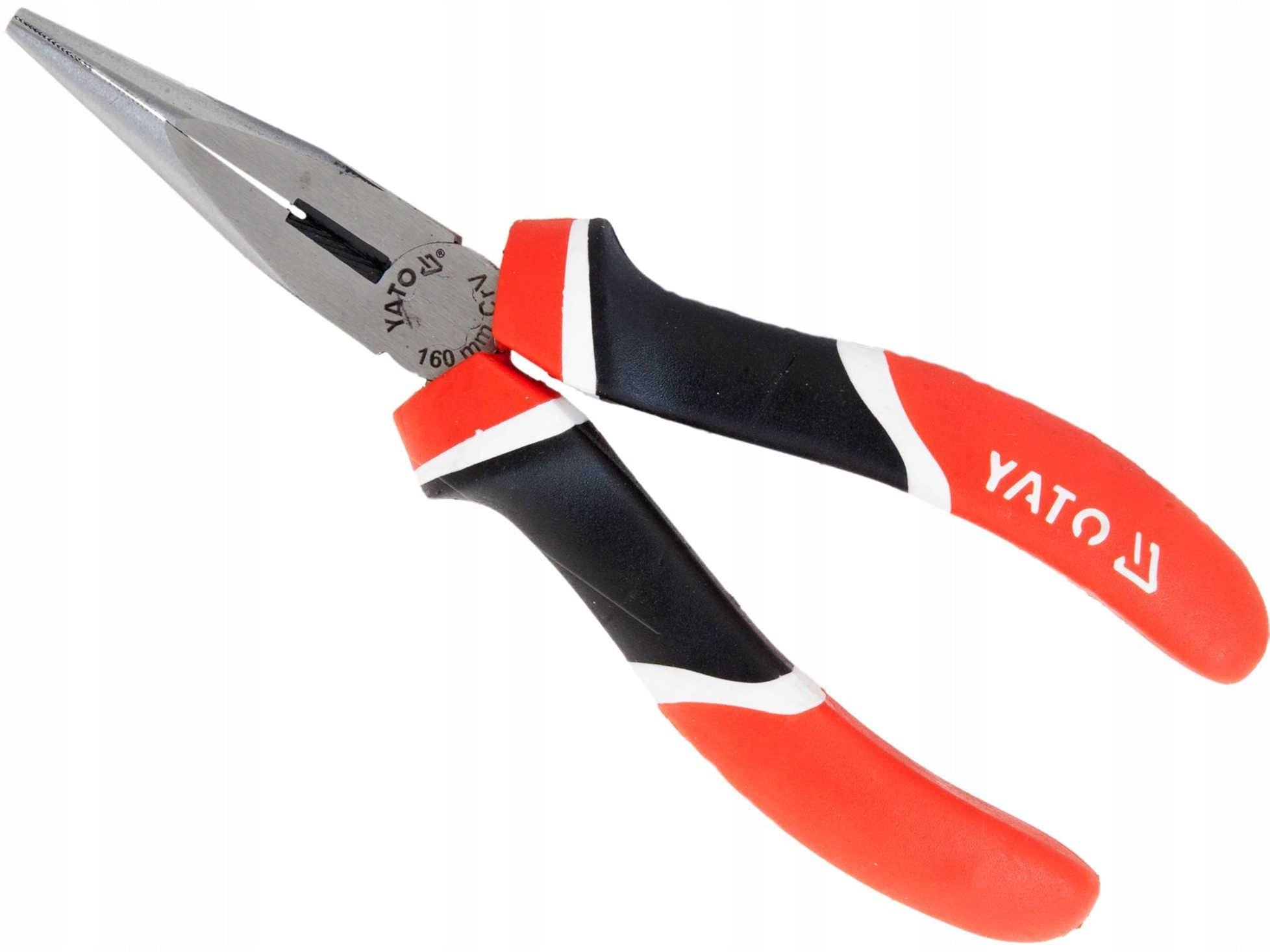 Yato Elongated Straight Pliers CrV 160 mm