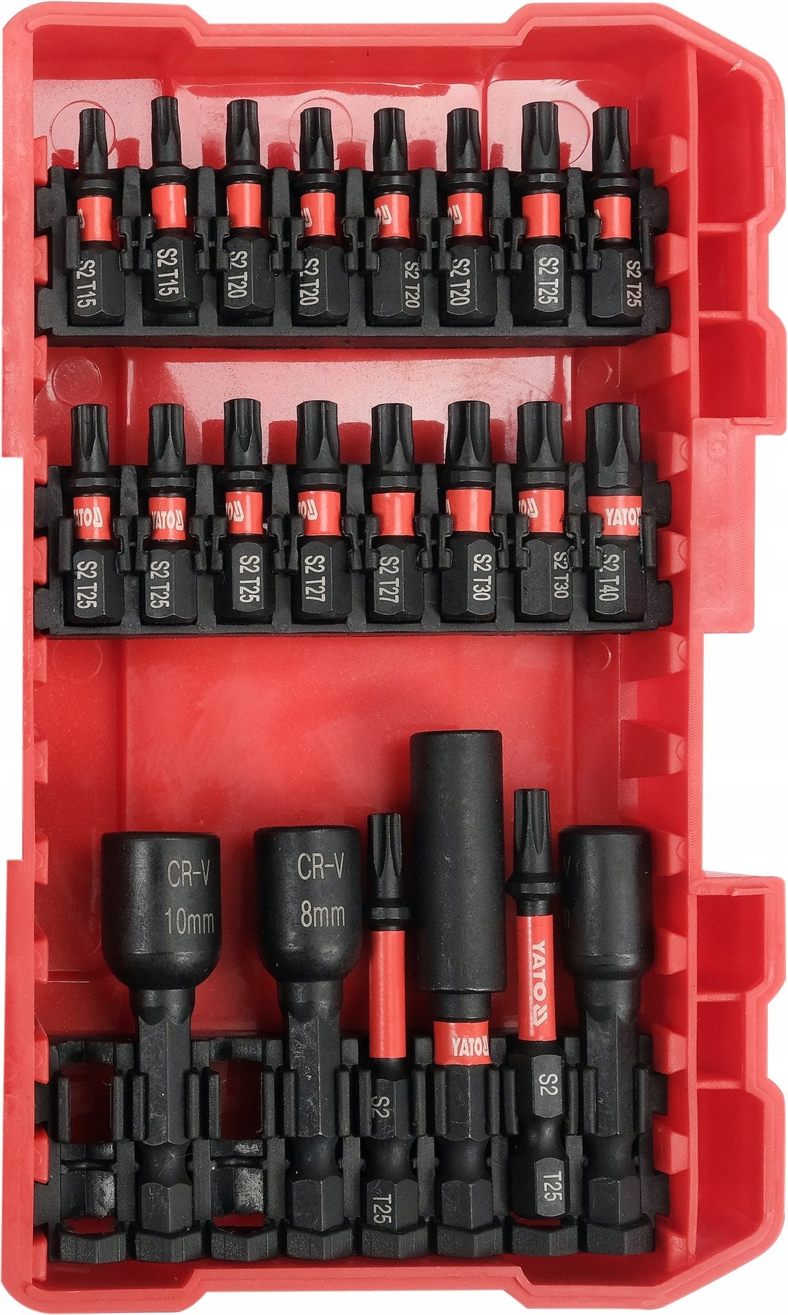 Yato YT-04617 Professional Impact Screwdriver Tip Set 54 Pcs Number of items in the set 54