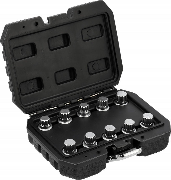 Yato YT-060393 Set of sockets for safety screws VAG 10 el.