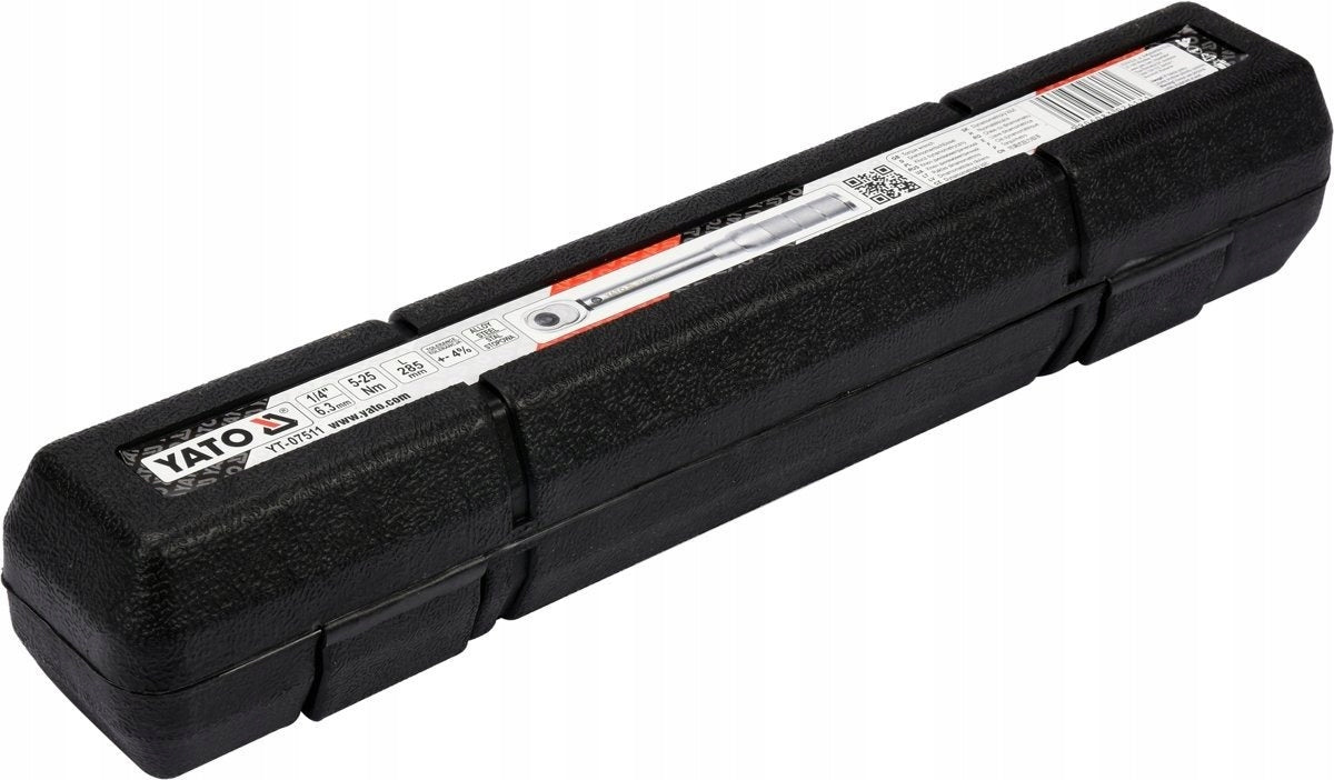 Yato YT-07511 Torque wrench 1/4'' 2,5-20Nm Key type torque
