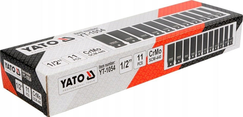 Yato YT-1054 Impact Caps Long 1/2 IN. Product weight with unit packaging 2.7 kg