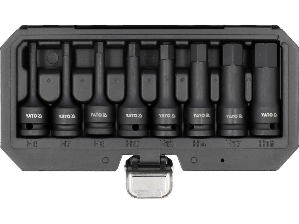 Yato YT-1066 HEX 1/2" Impact Wrench Set 8 Elements Brand Yato