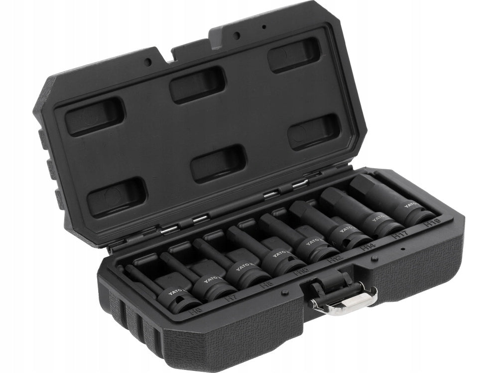 Yato YT-1066 HEX 1/2" Impact Wrench Set 8 Elements