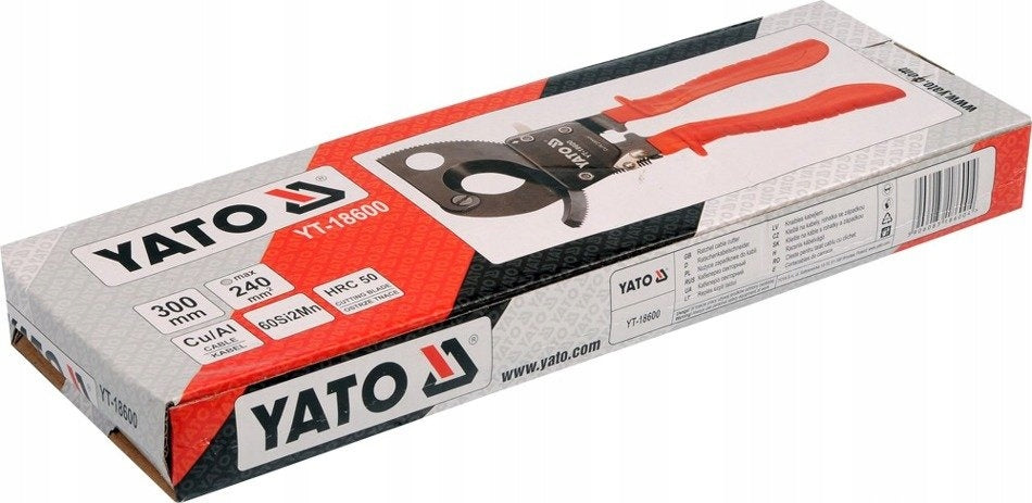 Yato YT-18600 Ratcheting shears for cables 240 mm Packaging status original