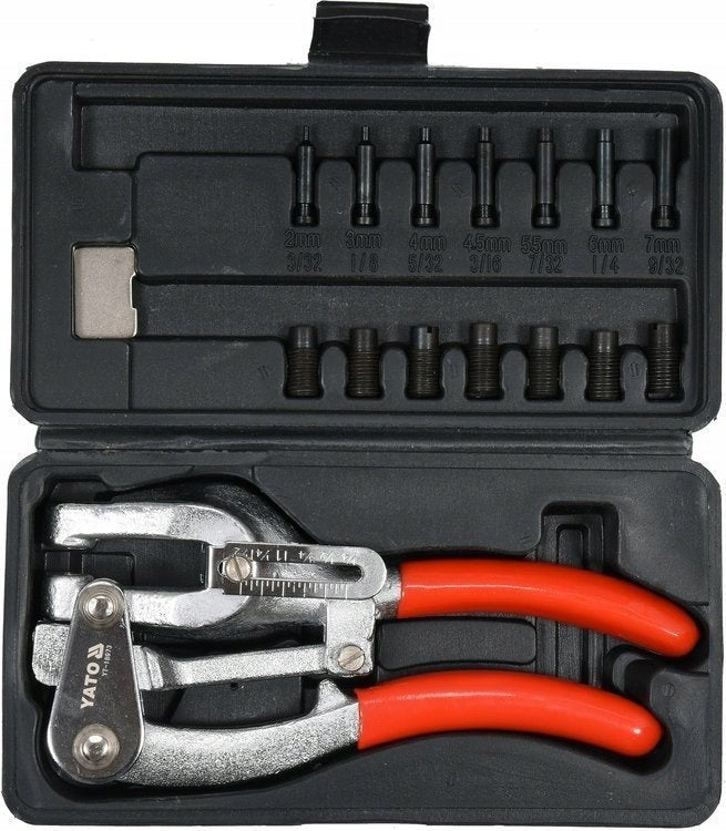 Yato YT-18973 Handheld Sheet Metal Punch 7 Diameters