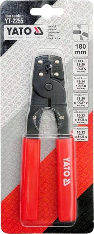 Yato YT-2255 Connector crimping pliers Kind pliers