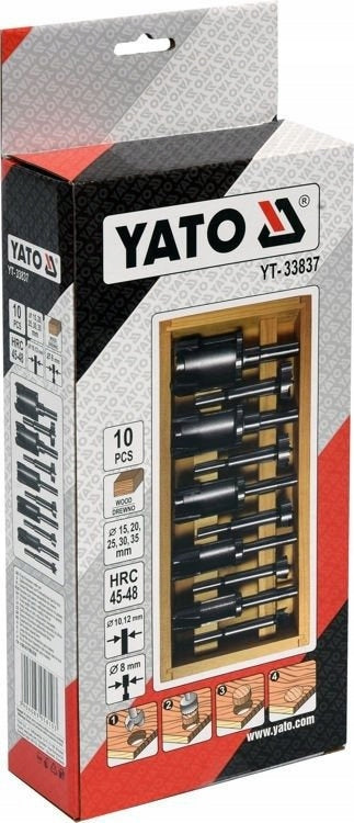 Yato YT-33837 Wood knotter flecker set Product weight with unit packaging 1.3 kg