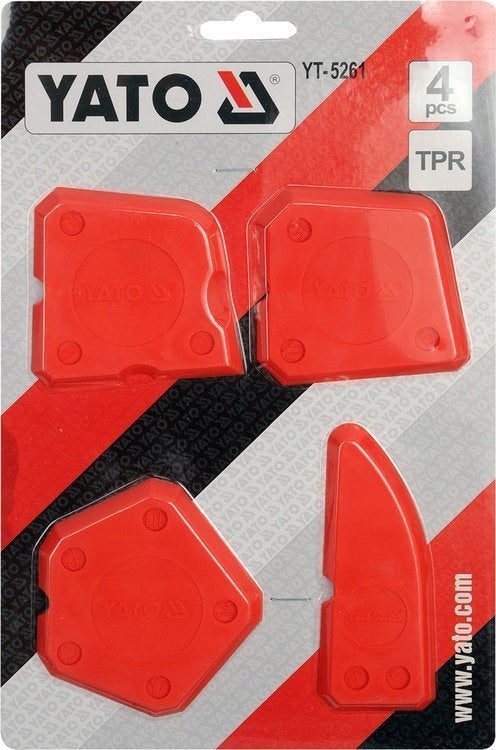 Yato YT-5261 – set of 4 silicone spatulas, profiles for gaskets Brand Yato