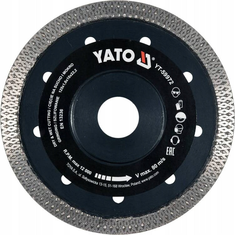 Yato YT-59972 Ceramic Cutting Disc 125mm