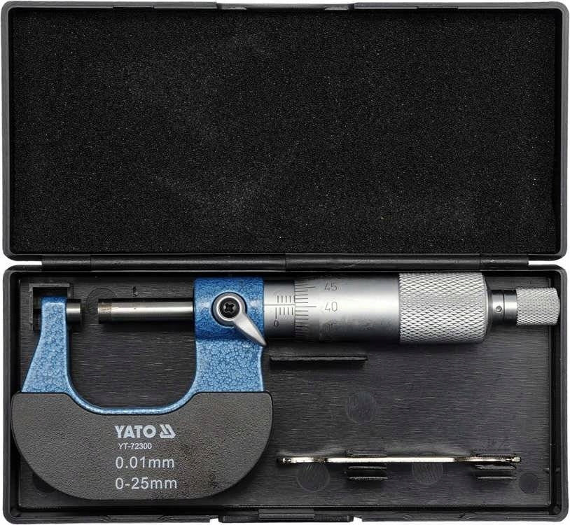 Yato YT-72300 Micrometer 0 - 25 mm EAN (GTIN) 5906083723001