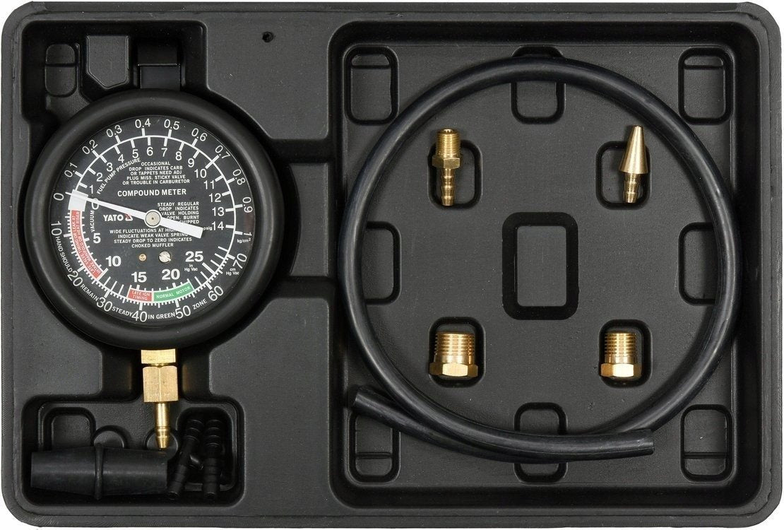 Yato YT-73050 Meter tester for vacuum pressure measurement 9e vacuometer