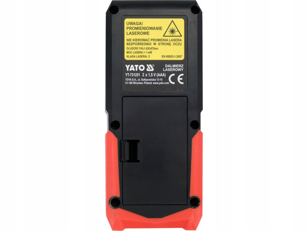 Yato YT-731251 Indoor Rangefinder Yato 31-60 m Maximum number of measurements in memory 99