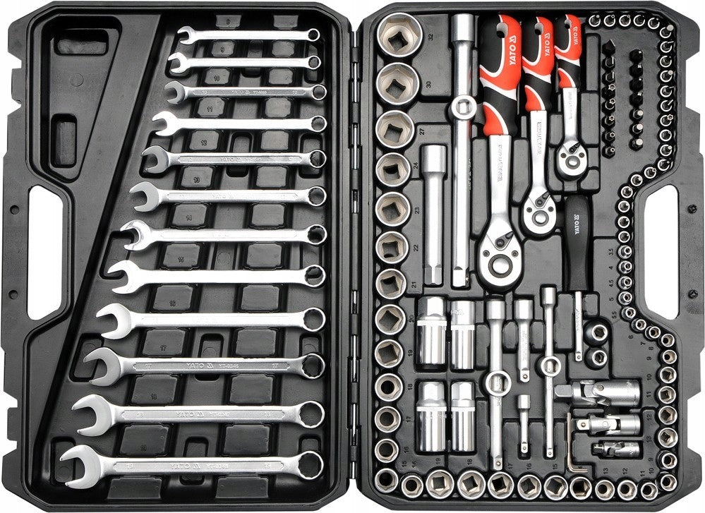 Yato tool kit 111-piece 1/4" 3/8" 1/2" YT-38831 Manufacturer code YT-38831