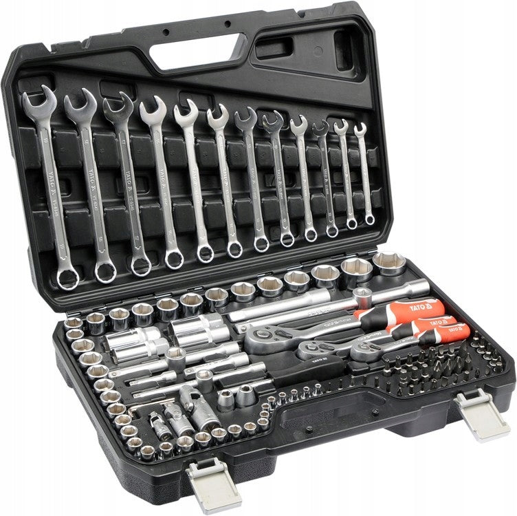 Yato tool kit 111-piece 1/4" 3/8" 1/2" YT-38831