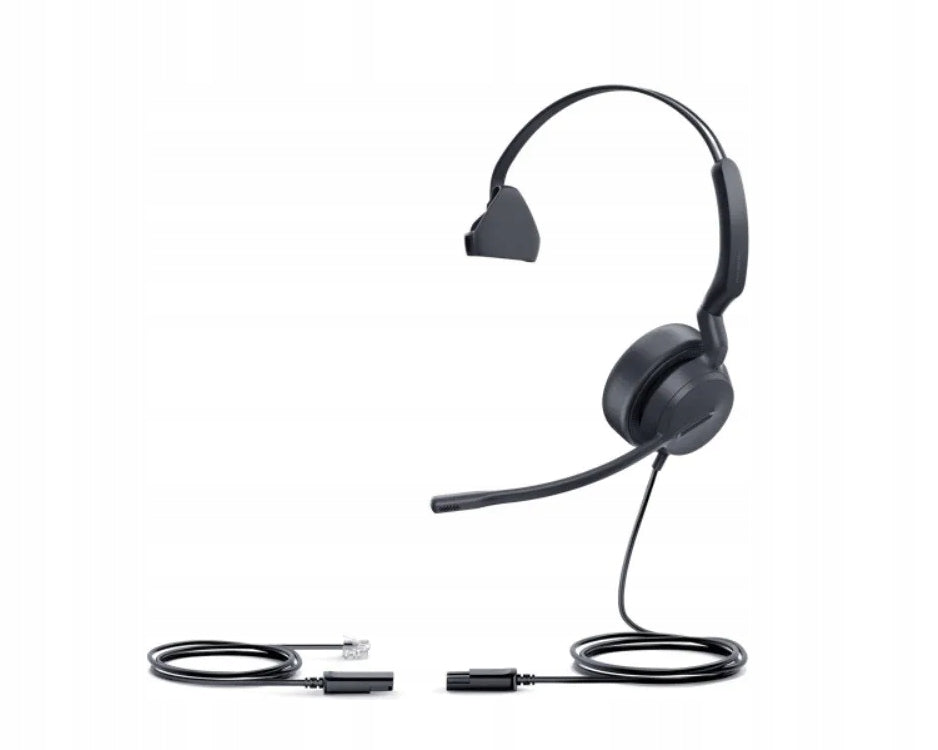 Yealink YHS36 Mono E2 Single-Ear On-Ear Headphones for RJ9