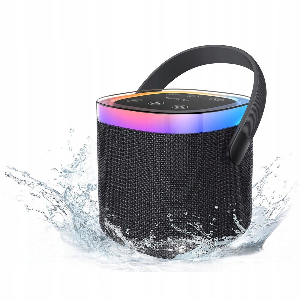 Yesido (YSW25) speaker, RGB, IP67, holder, AUX, USB, USB-C, 1800 - black
