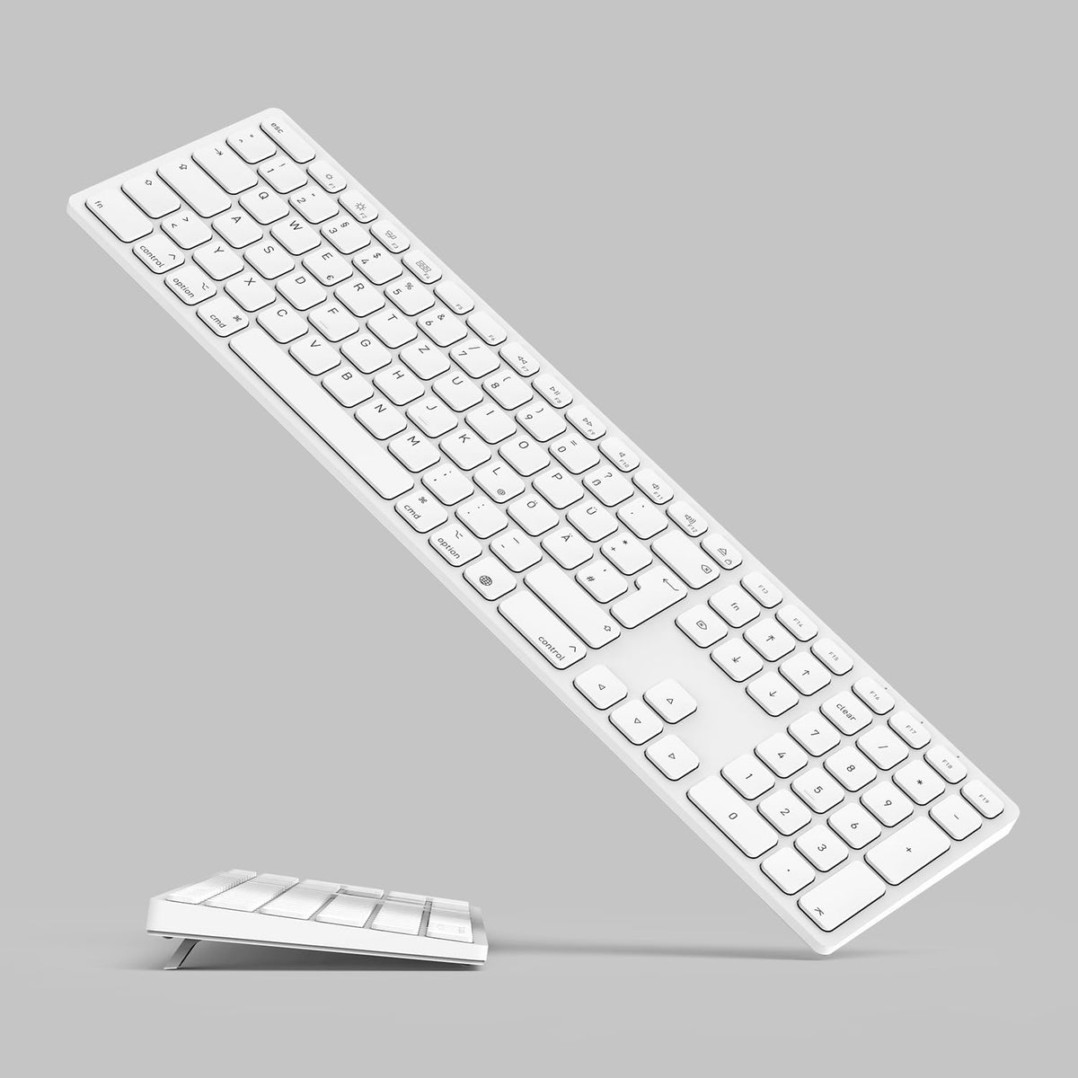 Yivandi Bluetooth Keyboard for Mac QWERTZ Wireless, Rechargeable