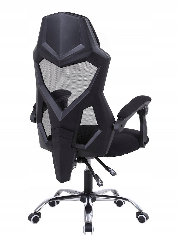 Yoda Black gaming chair without footrest Furniture height 115 cm