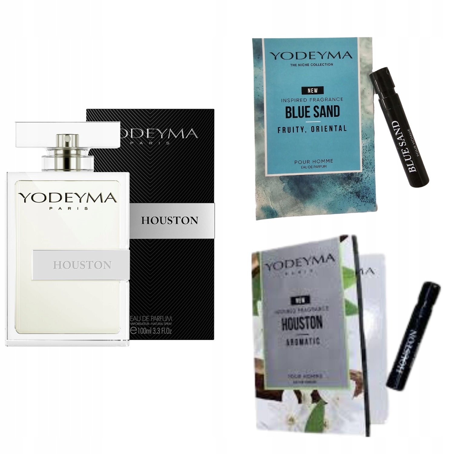 Yodeyma Houston Perfumed Water for Men 100ml + 2 Samples