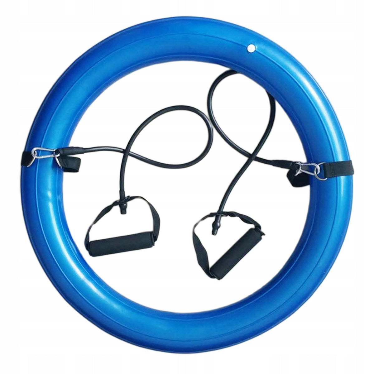 Yoga Ball Chair Inflatable Stability Ring Holder Base Detachable Blue
