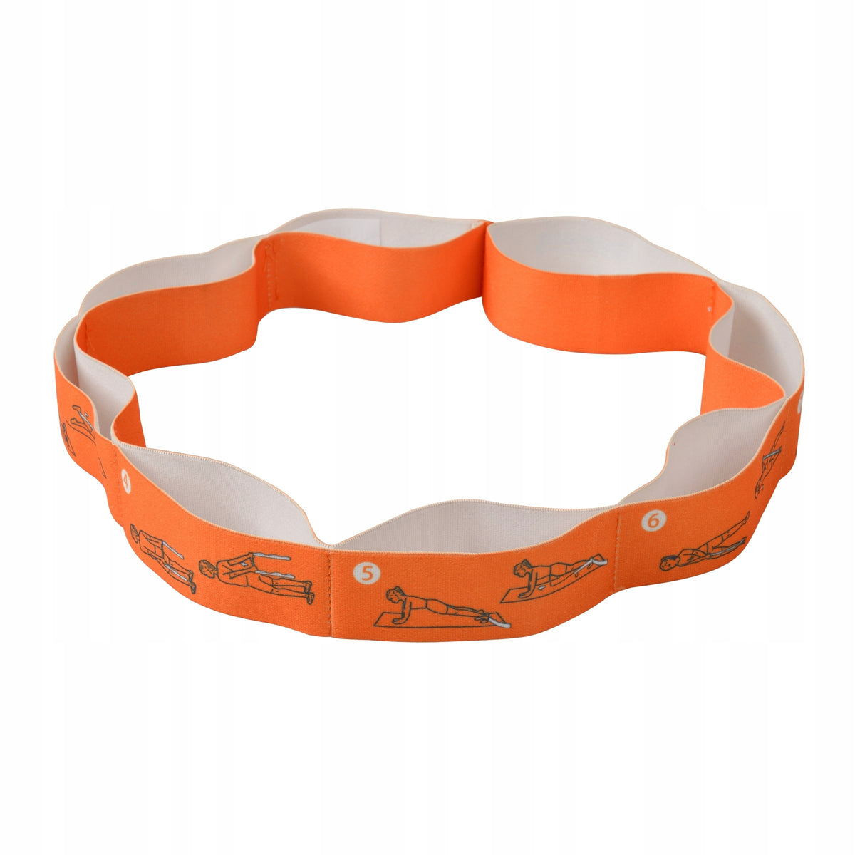 Yoga Band Exercise Rubber Majestic Sport Color red
